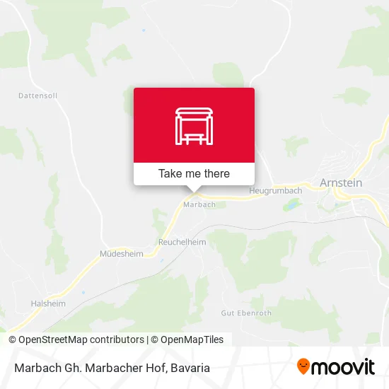 Карта Marbach Gh. Marbacher Hof