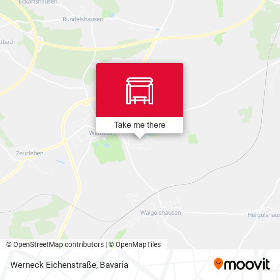 Werneck Eichenstraße map