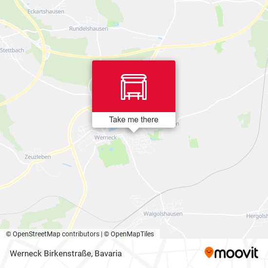 Werneck Birkenstraße map