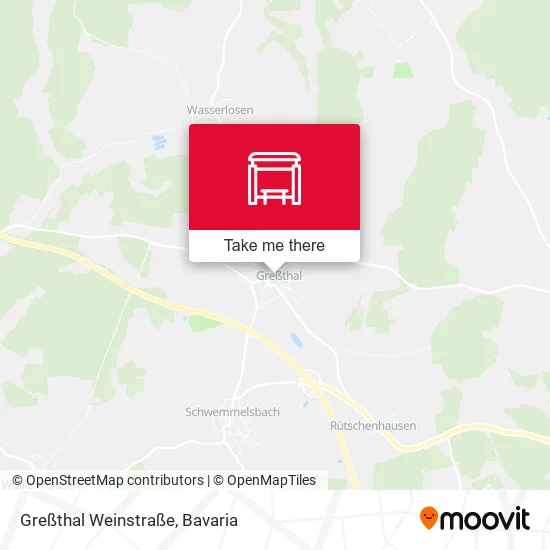 Карта Greßthal Weinstraße