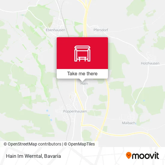 Карта Hain Im Werntal