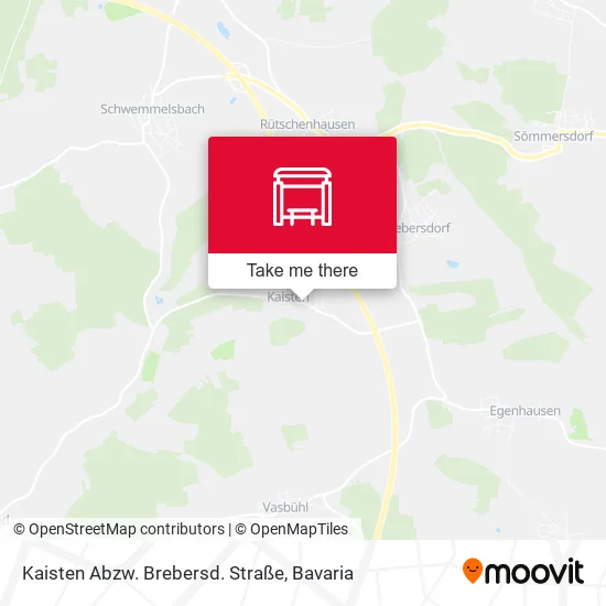 Карта Kaisten Abzw. Brebersd. Straße