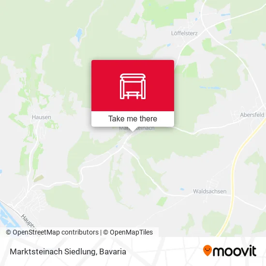 Карта Marktsteinach Siedlung