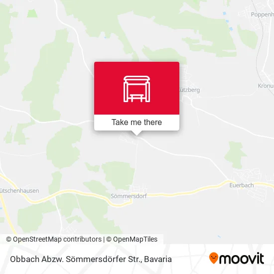 Карта Obbach Abzw. Sömmersdörfer Str.