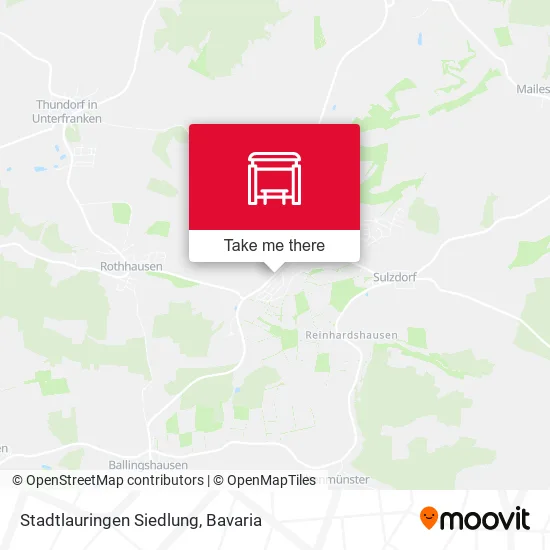 Карта Stadtlauringen Siedlung