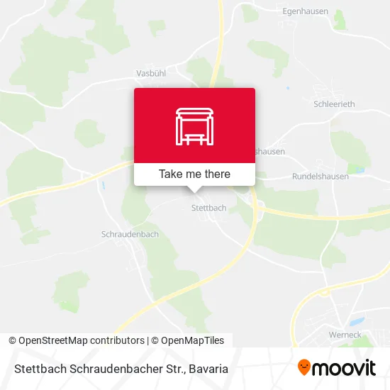 Карта Stettbach Schraudenbacher Str.