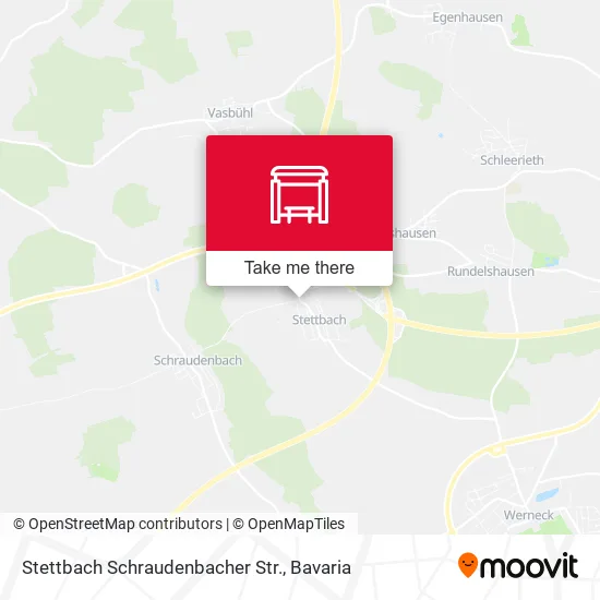 Карта Stettbach Schraudenbacher Str.