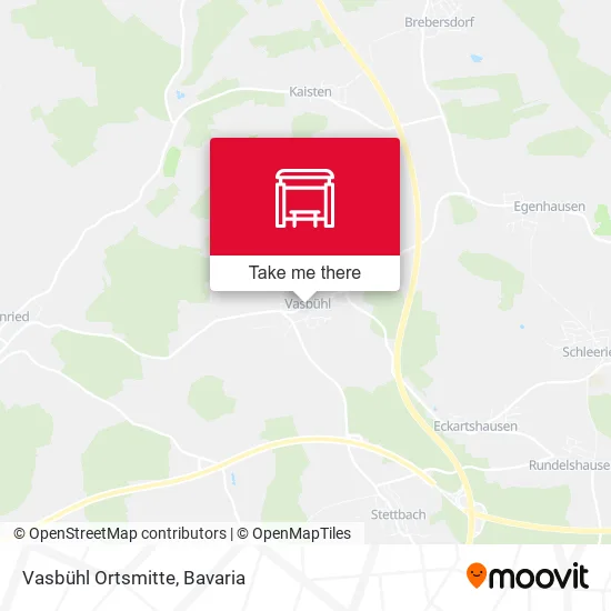 Карта Vasbühl Ortsmitte
