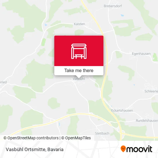 Карта Vasbühl Ortsmitte