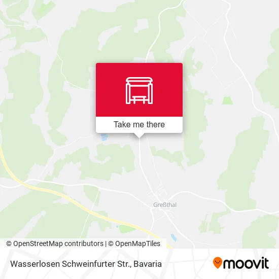 Карта Wasserlosen Schweinfurter Str.