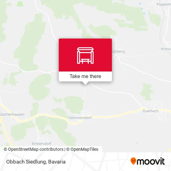 Карта Obbach Siedlung