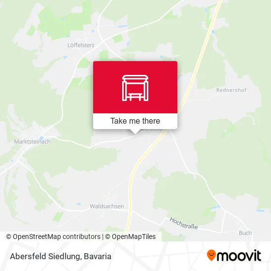 Карта Abersfeld Siedlung