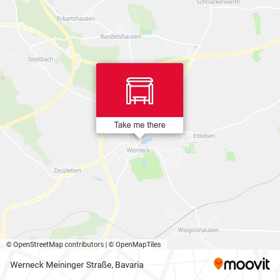 Карта Werneck Meininger Straße