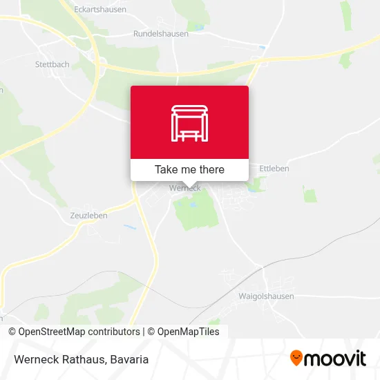 Werneck Rathaus map