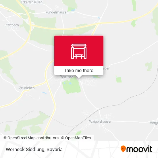 Карта Werneck Siedlung