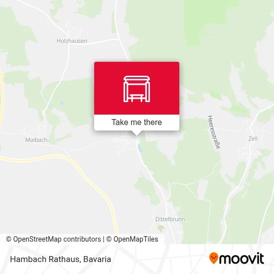Hambach Rathaus map