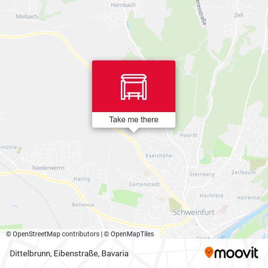 Dittelbrunn, Eibenstraße map