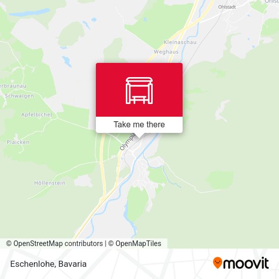 Карта Eschenlohe