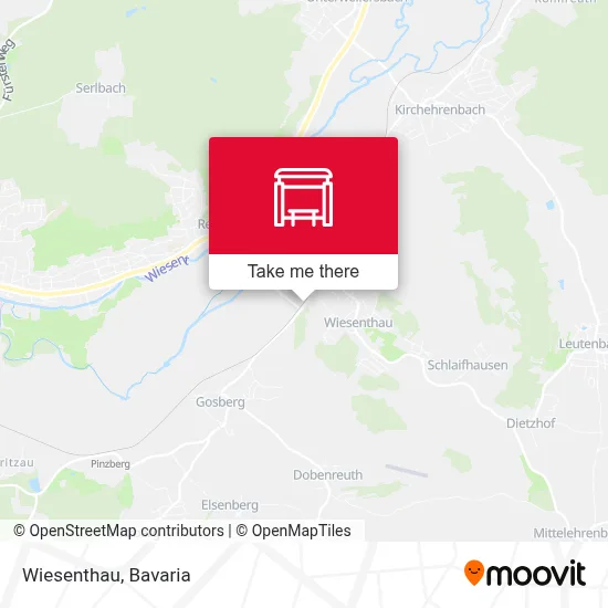 Wiesenthau map
