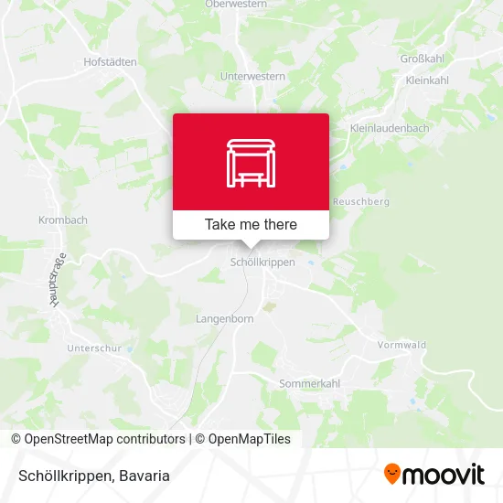Карта Schöllkrippen