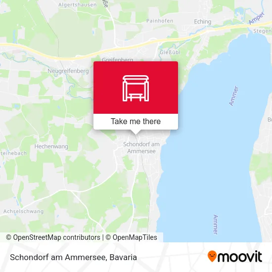 Карта Schondorf am Ammersee