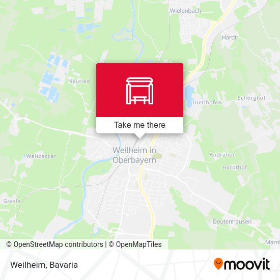 Карта Weilheim