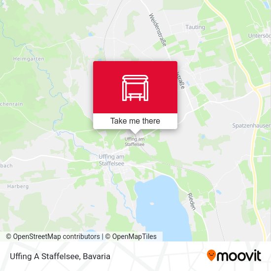 Карта Uffing A Staffelsee