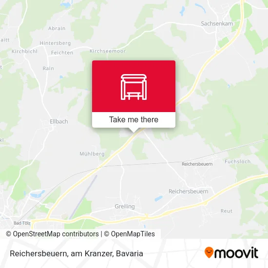 Карта Reichersbeuern, am Kranzer
