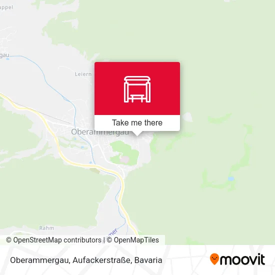 Карта Oberammergau, Aufackerstraße
