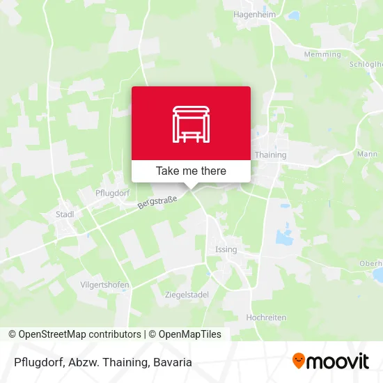 Карта Pflugdorf, Abzw. Thaining