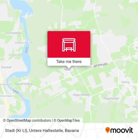 Карта Stadl (Kr Ll), Untere Haltestelle