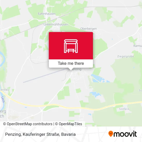 Карта Penzing, Kauferinger Straße