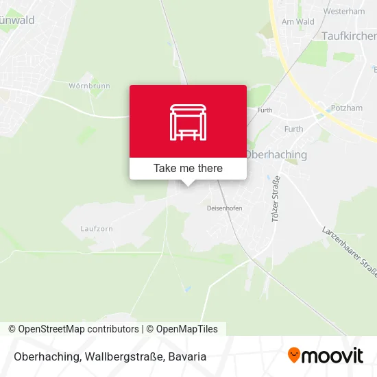 Карта Oberhaching, Wallbergstraße