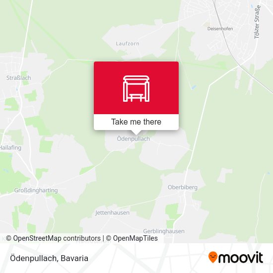 Карта Ödenpullach