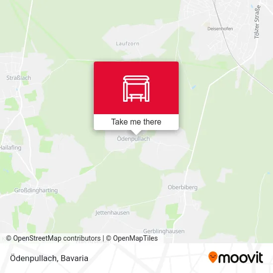 Карта Ödenpullach