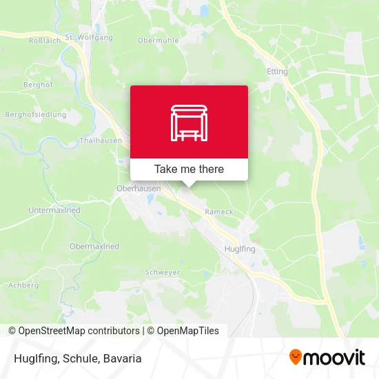 Карта Huglfing, Schule