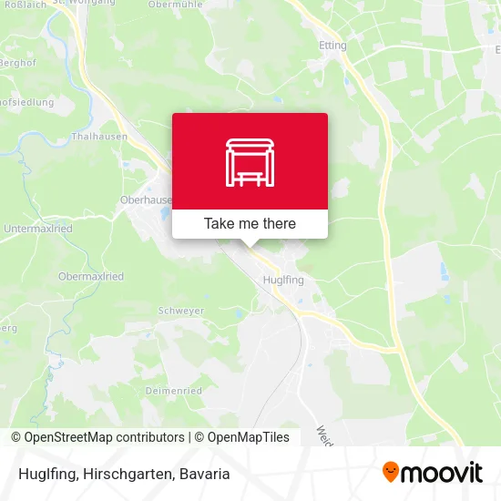 Карта Huglfing, Hirschgarten