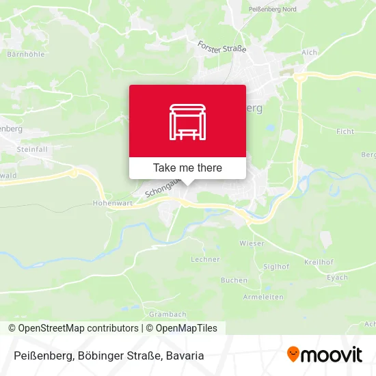 Карта Peißenberg, Böbinger Straße