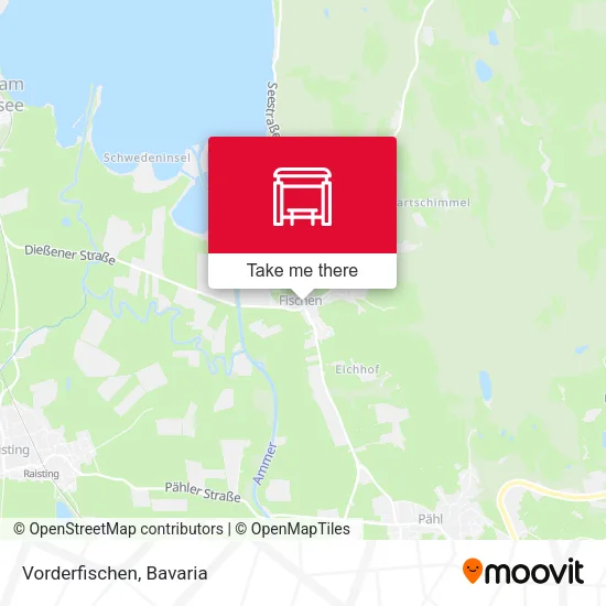 Карта Vorderfischen