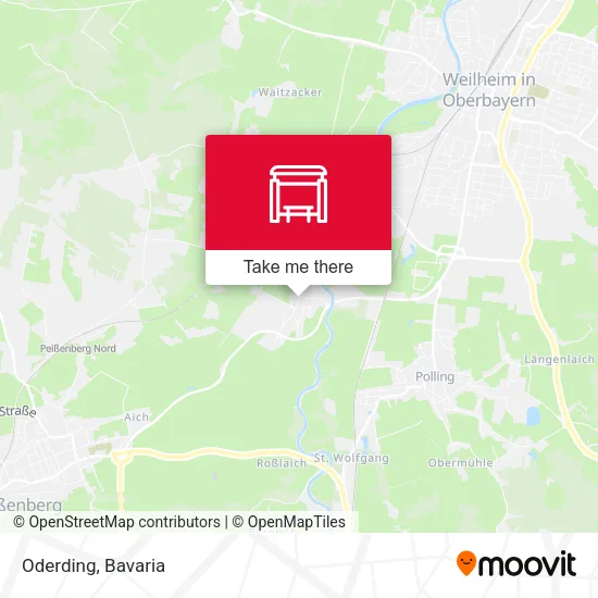 Карта Oderding