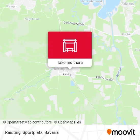 Карта Raisting, Sportplatz