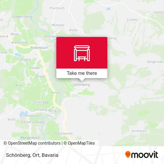 Карта Schönberg, Ort