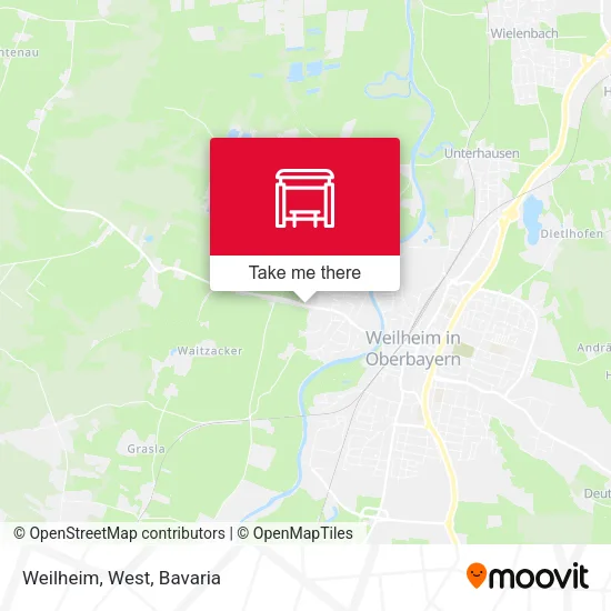 Карта Weilheim, West