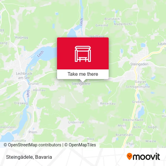Карта Steingädele