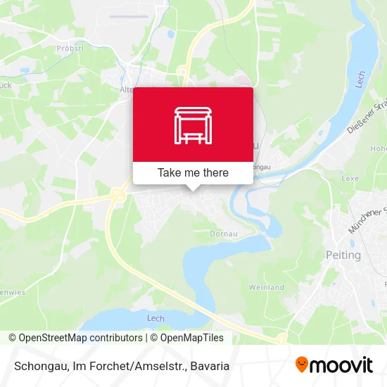 Карта Schongau, Im Forchet/Amselstr.