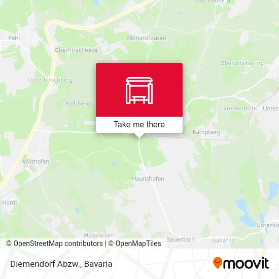 Карта Diemendorf Abzw.