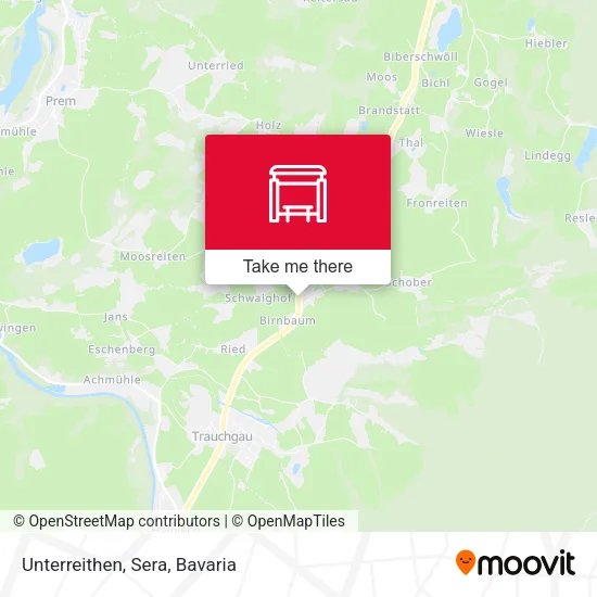 Карта Unterreithen, Sera