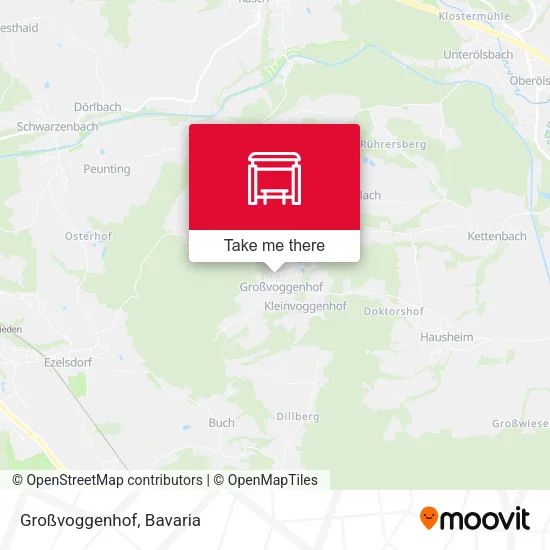 Карта Großvoggenhof