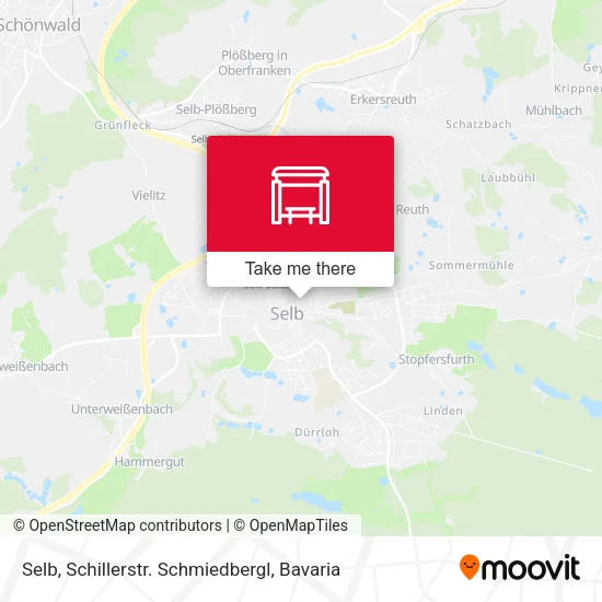 Карта Selb, Schillerstr. Schmiedbergl