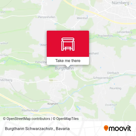 Карта Burgthann Schwarzachstr.